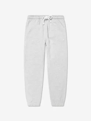 New Balance Boys French Terry Small Logo Joggers in Grey