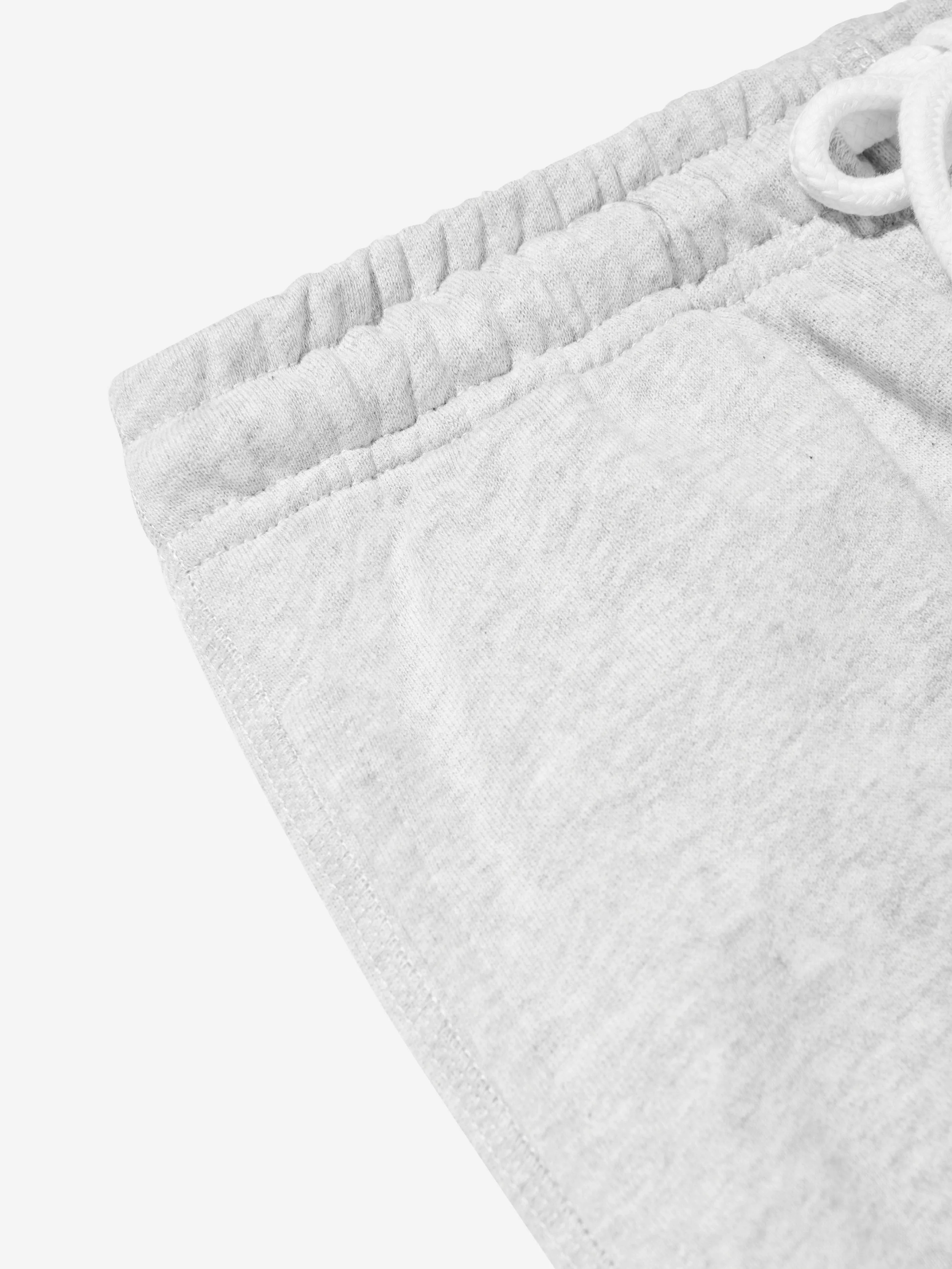 New Balance Boys French Terry Small Logo Joggers in Grey