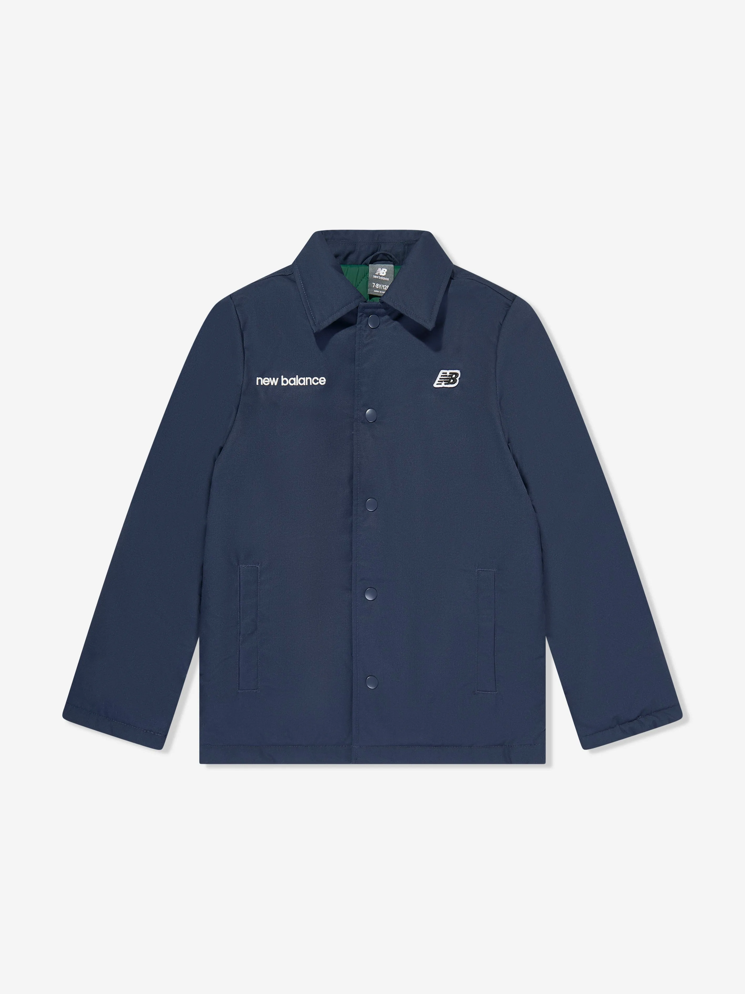 New Balance Boys Premium Coach Jacket in Navy