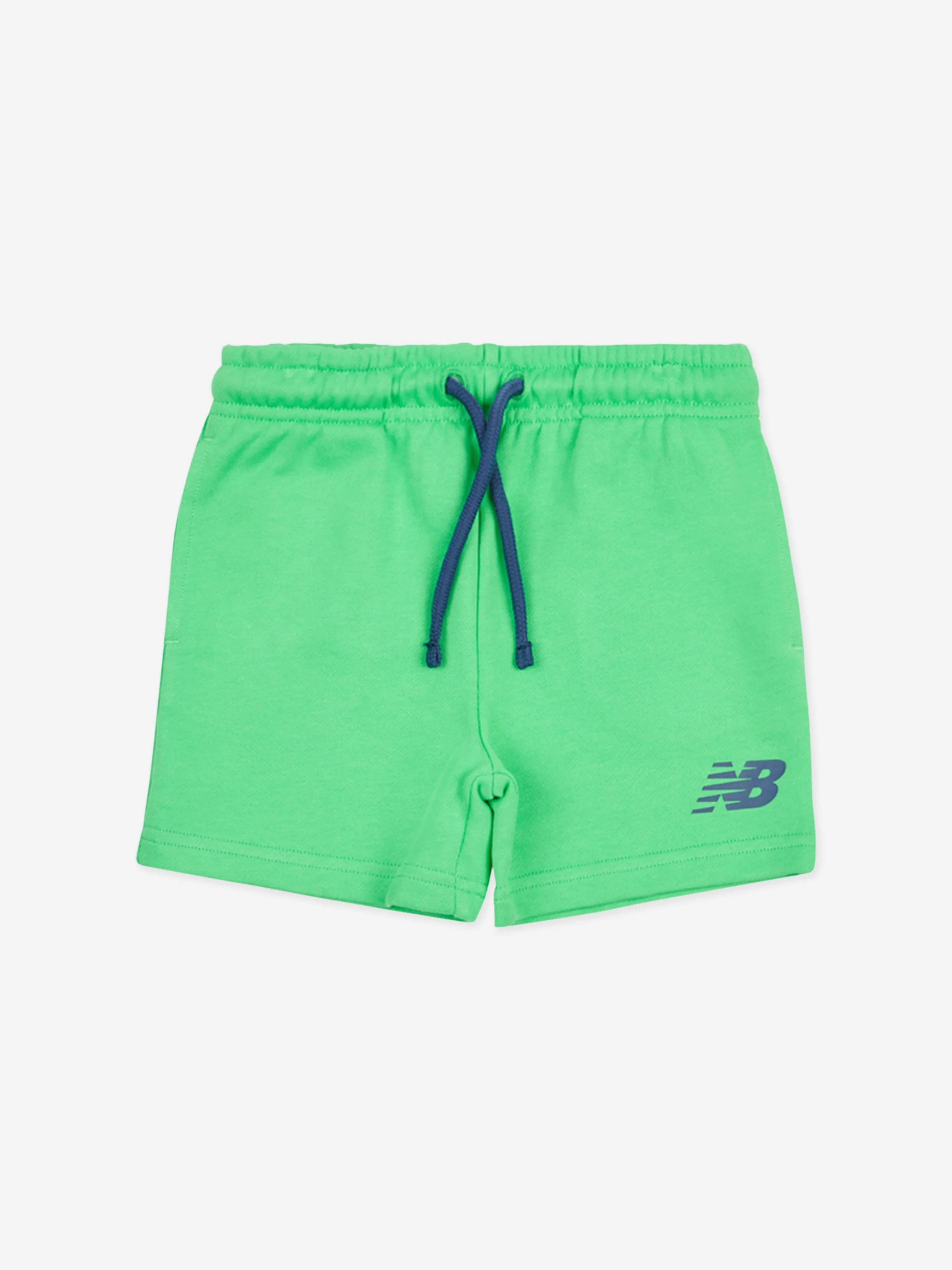 New Balance Boys Ringer T-Shirt and Shorts Set in White