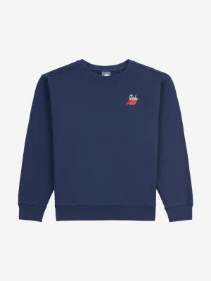 New Balance Boys Sneaker Guy Sweatshirt in Navy