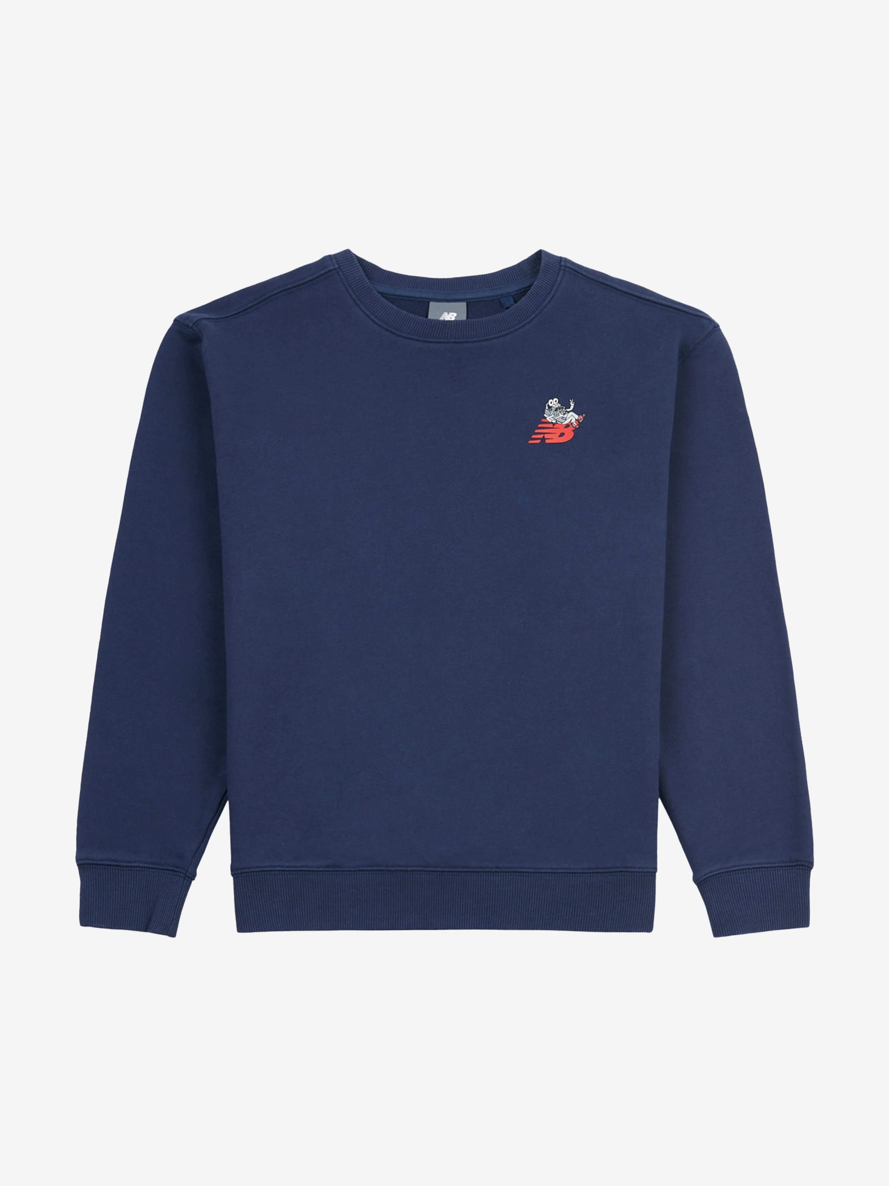 New Balance Boys Sneaker Guy Sweatshirt in Navy