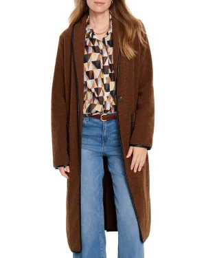 NIC ZOE Trimmed Teddy Coat