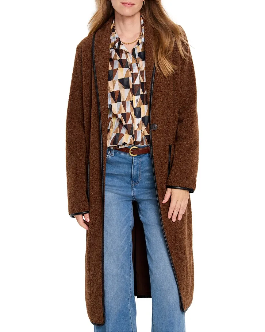 NIC ZOE Trimmed Teddy Coat