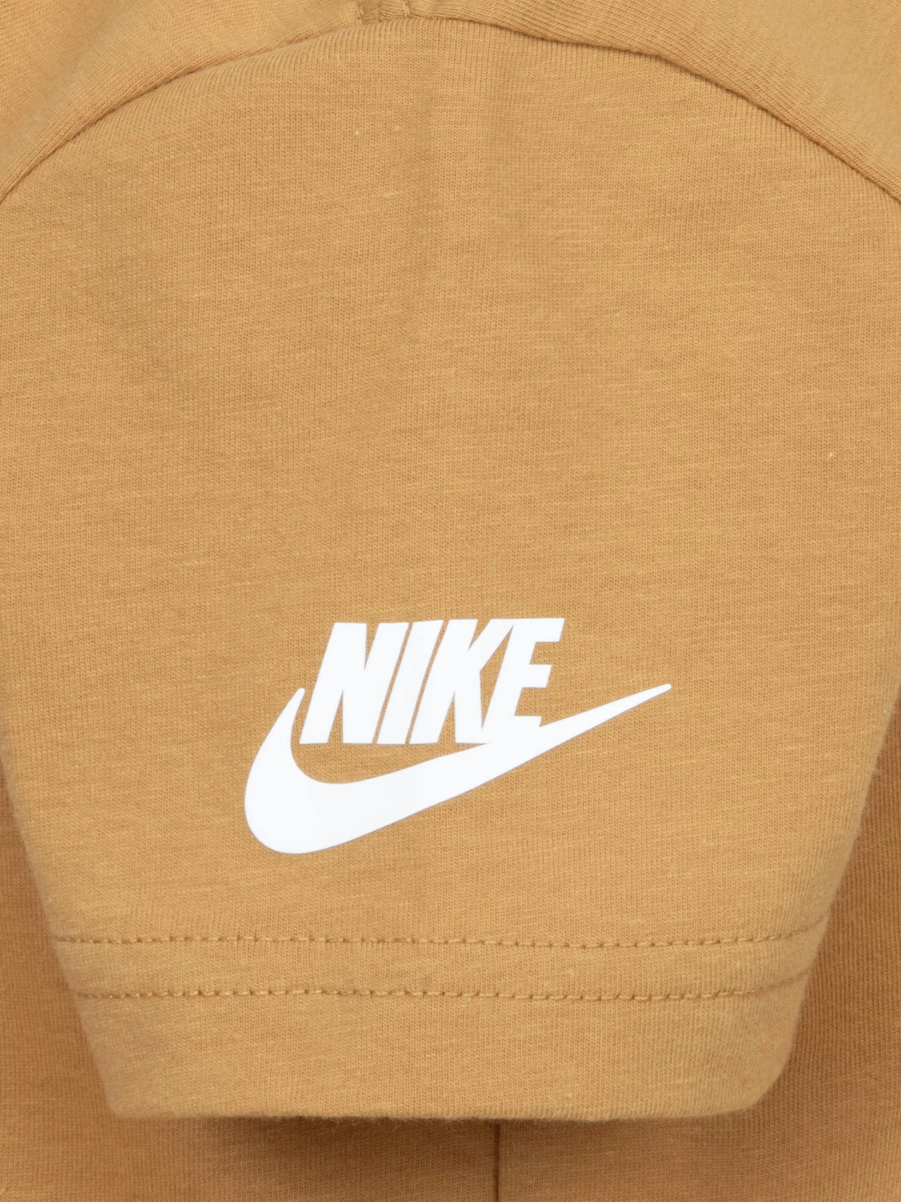 Nike Kids Club Seasonal Jersey T-Shirt in Beige
