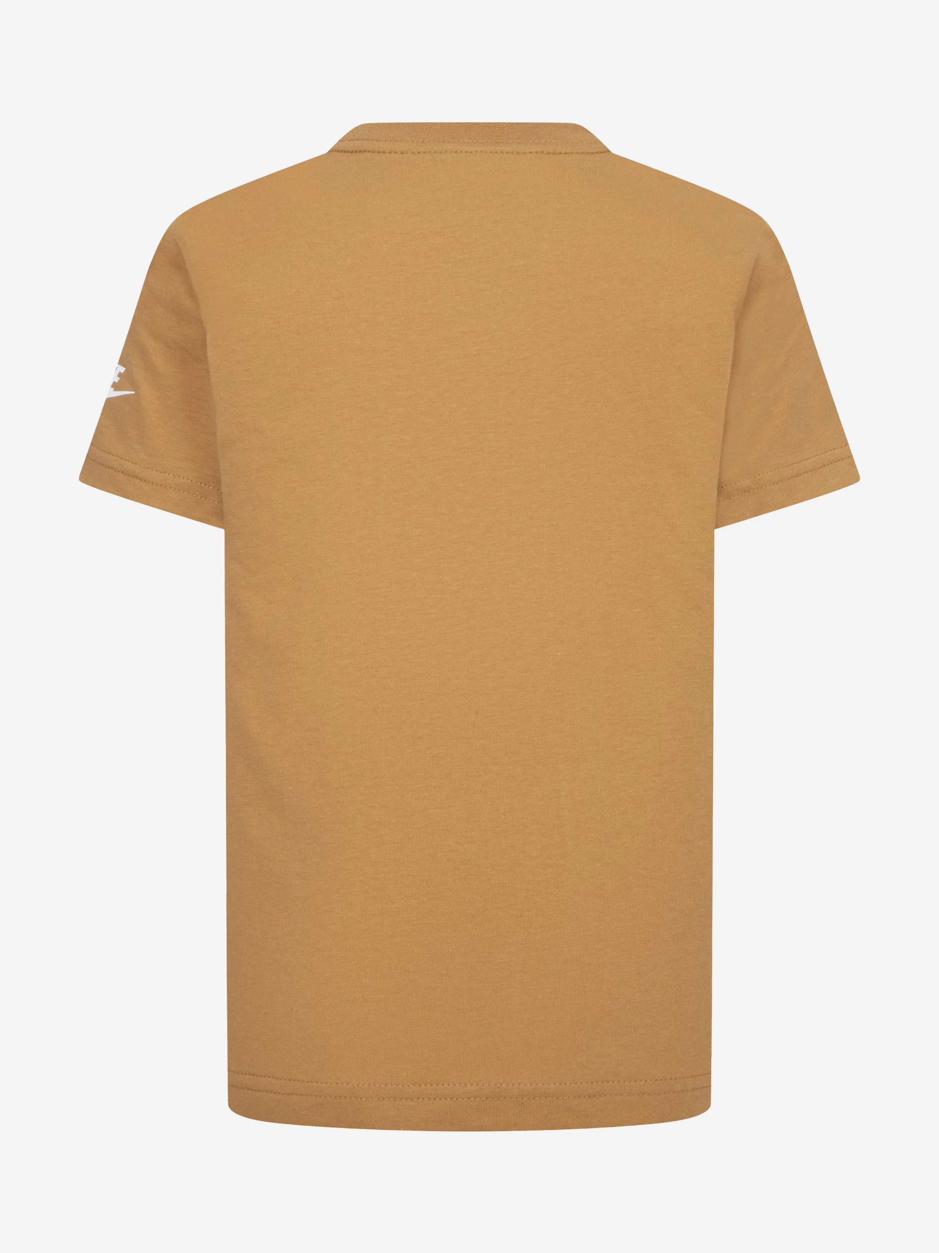 Nike Kids Club Seasonal Jersey T-Shirt in Beige
