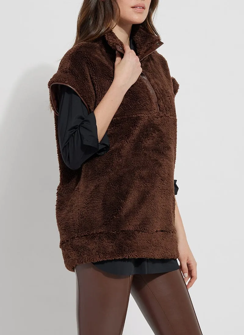 Nola Sherpa Sleeveless Sweatshirt