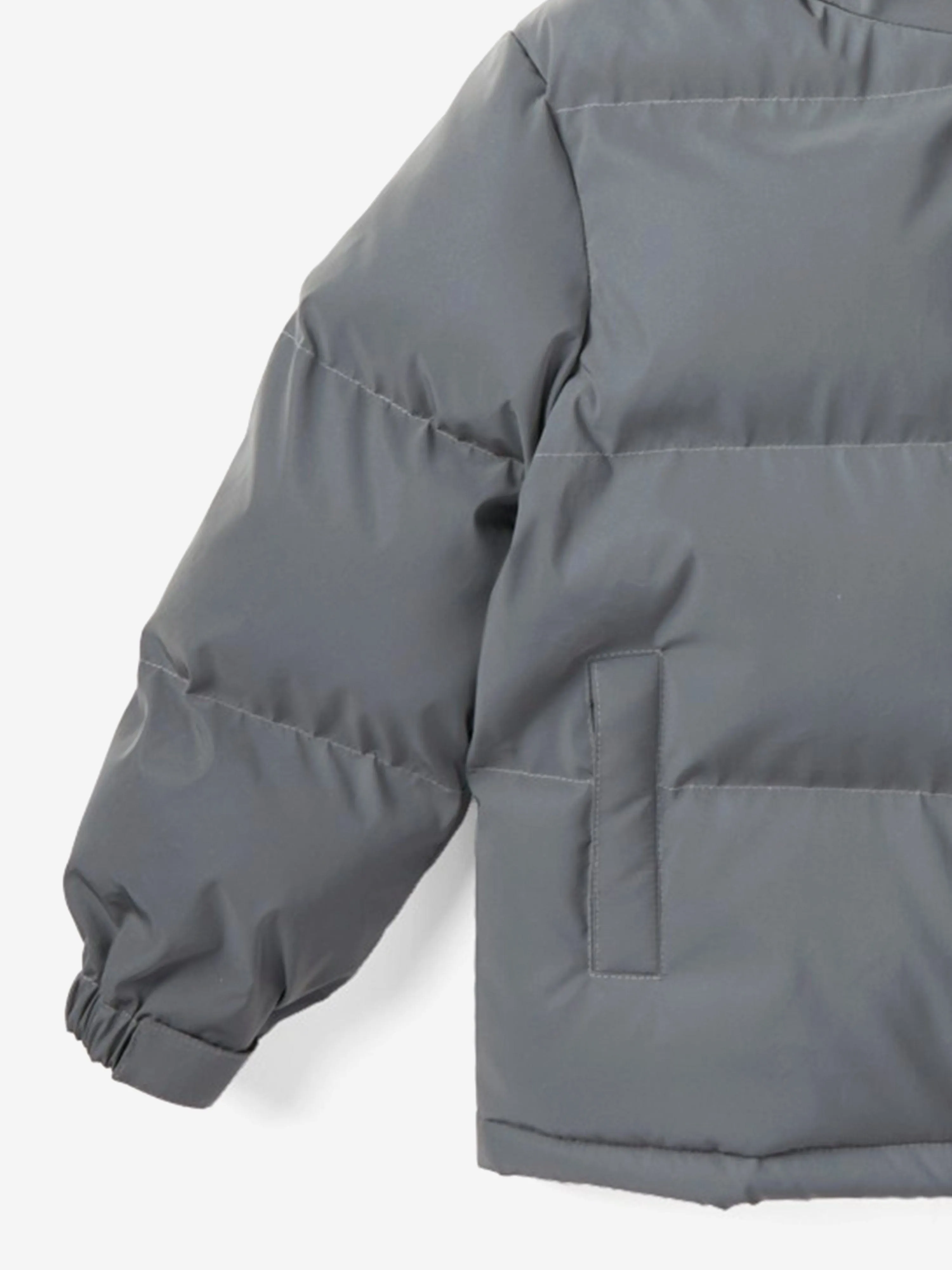 Off-White Kids Bookish Puffer Jacket in Grey