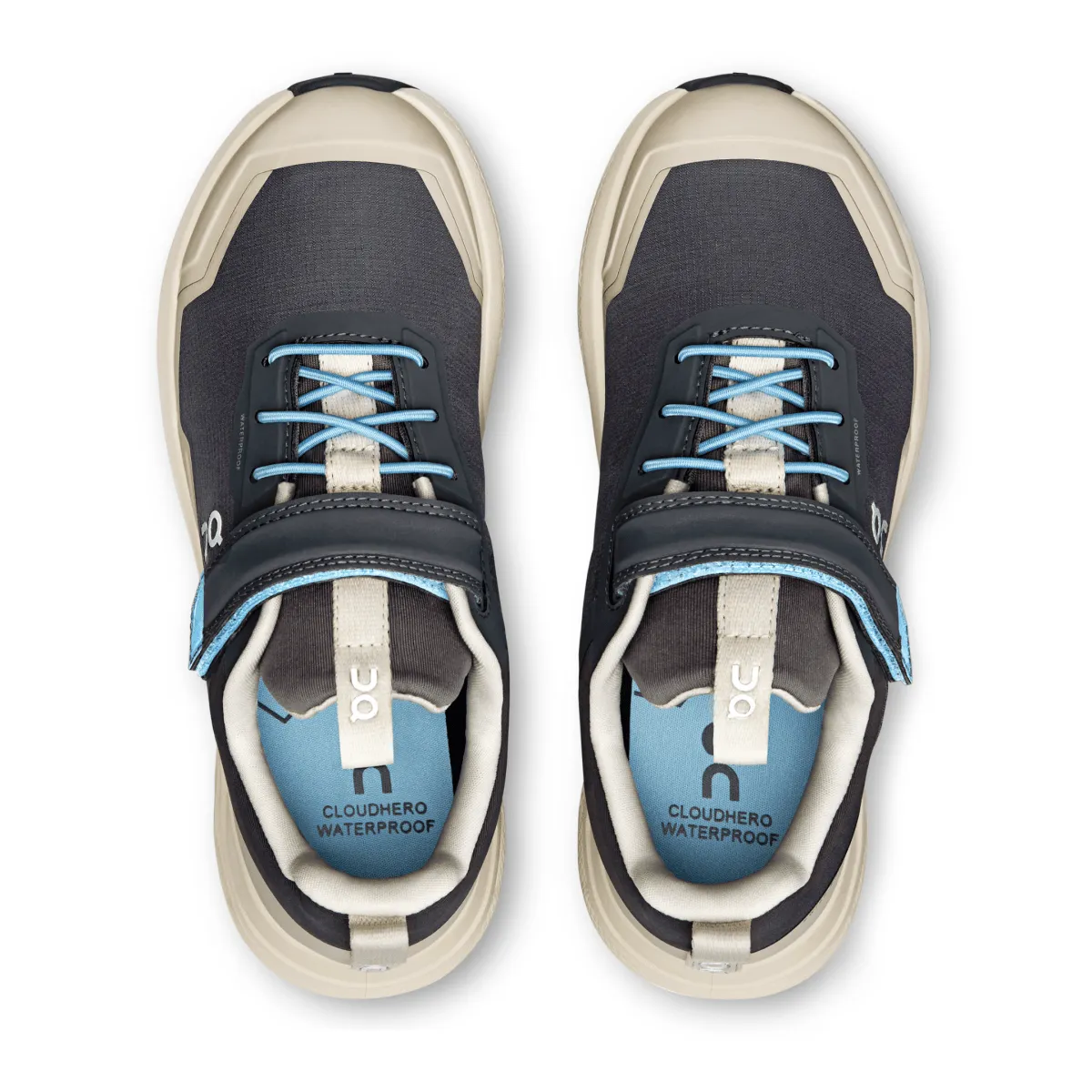 On Running Kid's (Preschool) Cloudhero Waterproof Eclipse/Pearl On Running