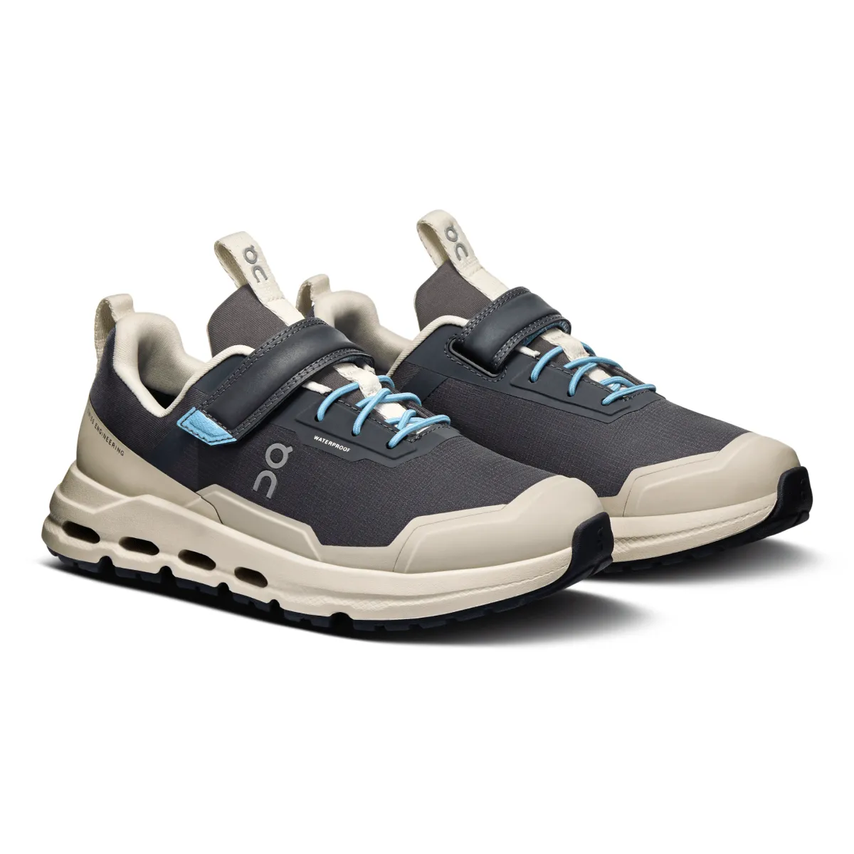 On Running Kid's (Preschool) Cloudhero Waterproof Eclipse/Pearl On Running