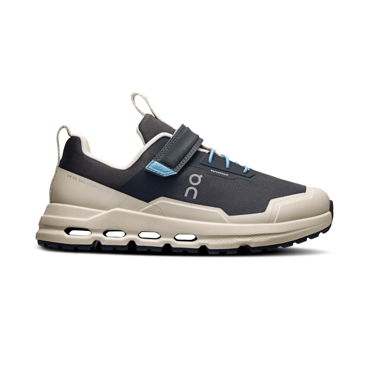 On Running Kid's (Preschool) Cloudhero Waterproof Eclipse/Pearl On Running