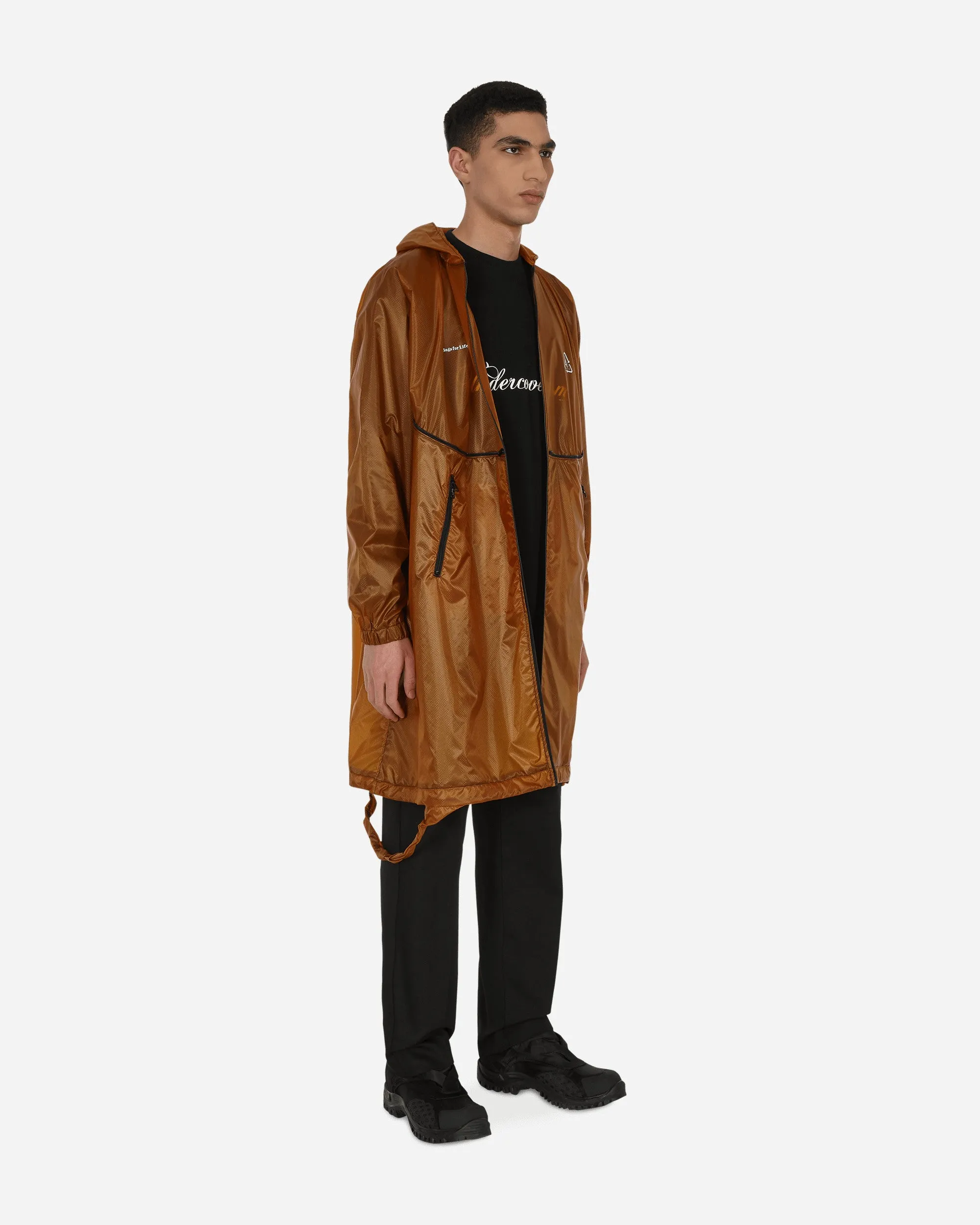 Packable Parka Jacket Brown