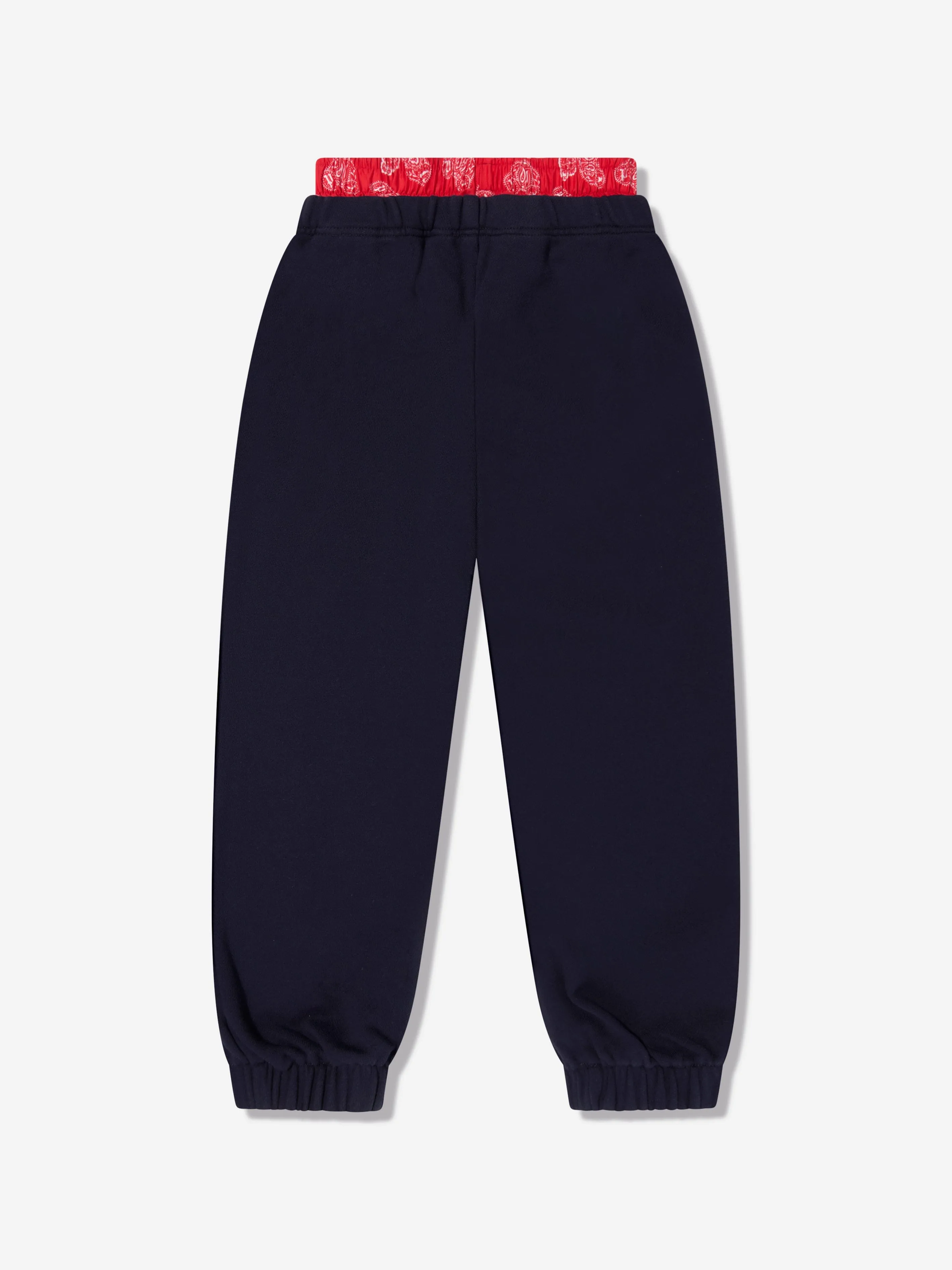 Palm Angels Boys Bears Paisley Joggers in Navy