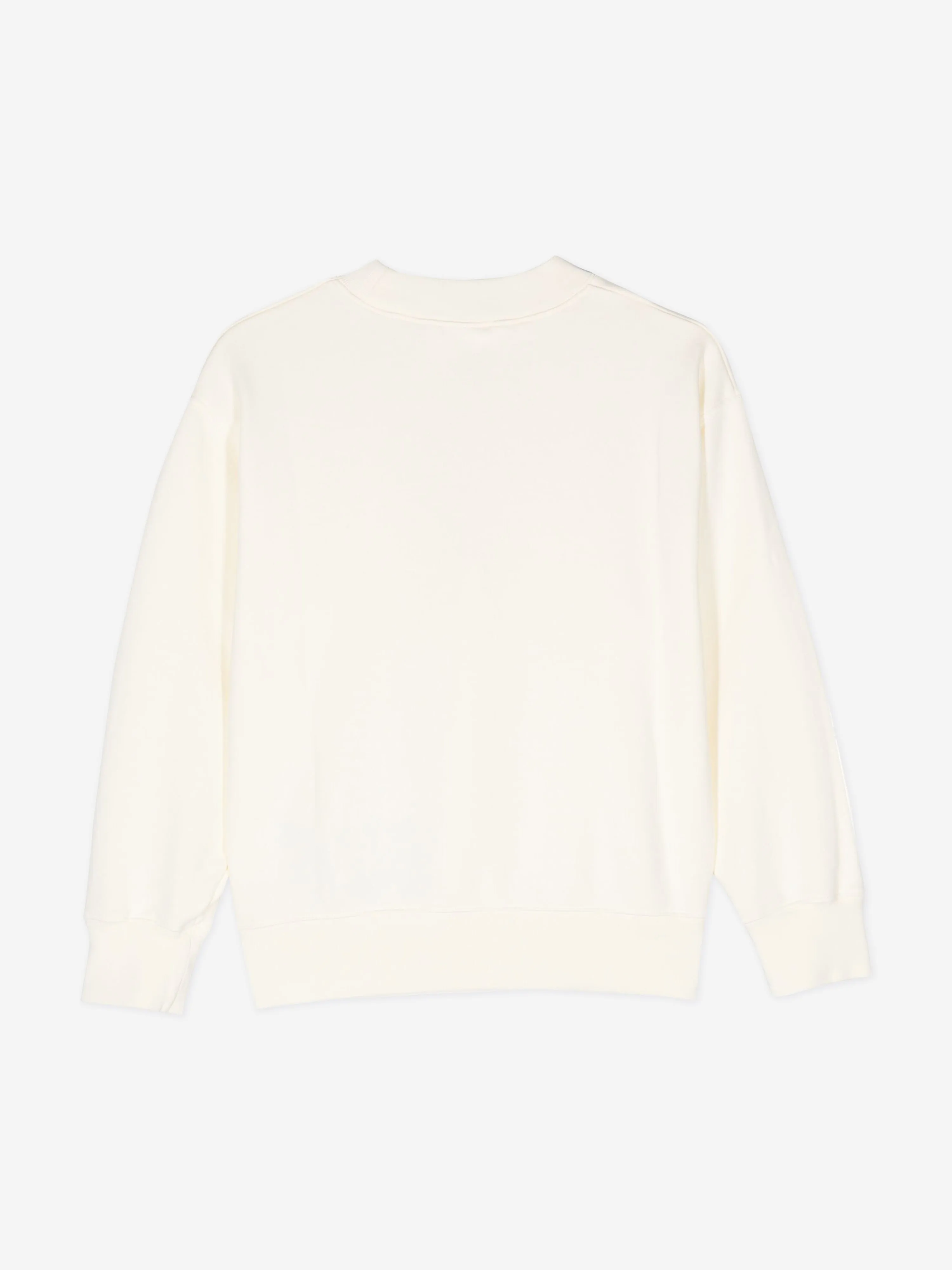 Palm Angels Kids Bear Crewneck Sweatshirt in Ivory