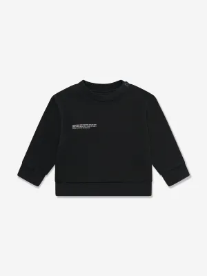 PANGAIA Baby 365 Midweight Sweatshirt in Black