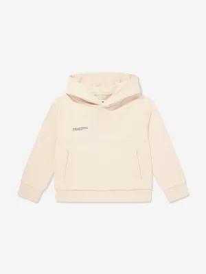 PANGAIA Kids 365 Midweight Hoodie in Beige