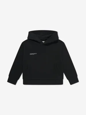 PANGAIA Kids 365 Midweight Hoodie in Black
