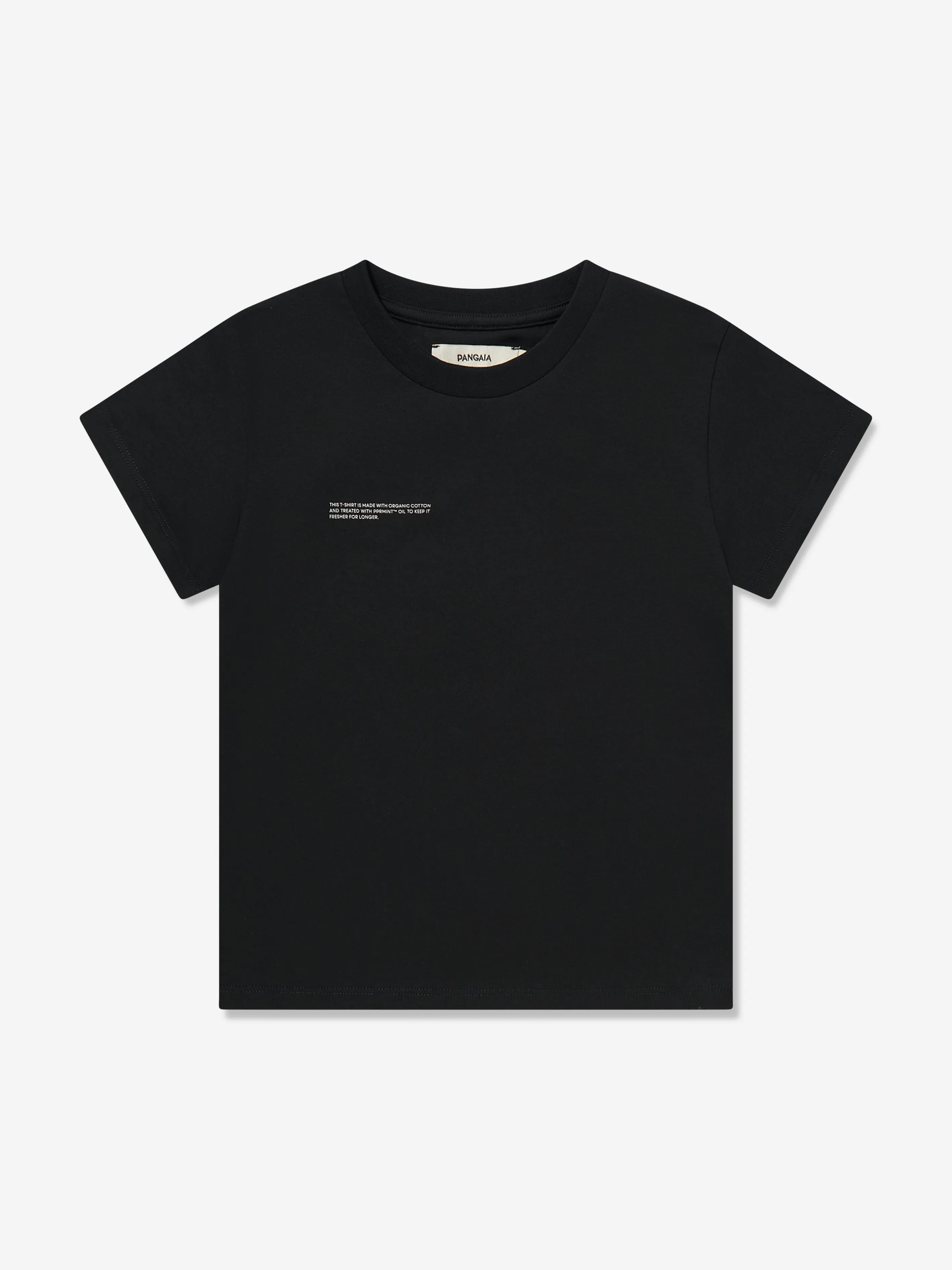 PANGAIA Kids 365 Midweight T-Shirt in Black