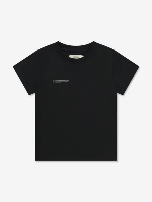 PANGAIA Kids 365 Midweight T-Shirt in Black