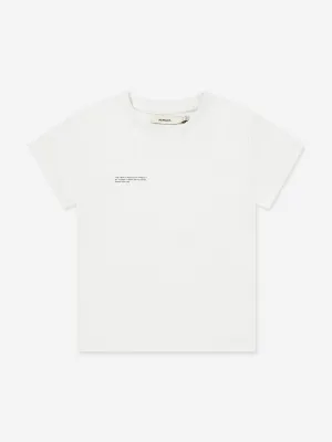 PANGAIA Kids 365 Midweight T-Shirt in Ivory