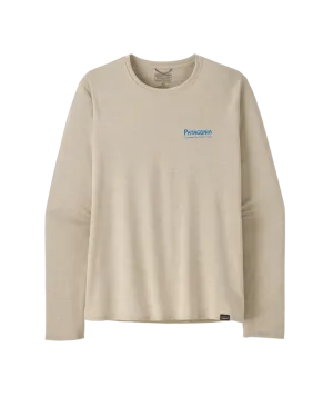 Patagonia Cap Cool Daily Graphic L/S Shirt-Pumice X-Dye