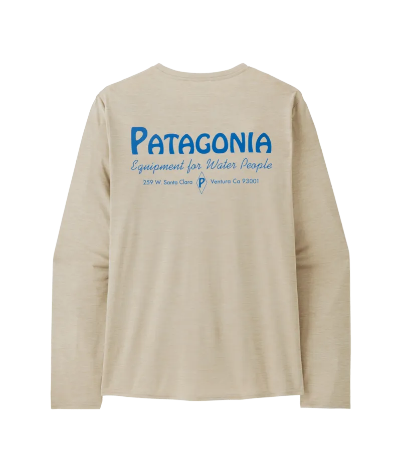 Patagonia Cap Cool Daily Graphic L/S Shirt-Pumice X-Dye