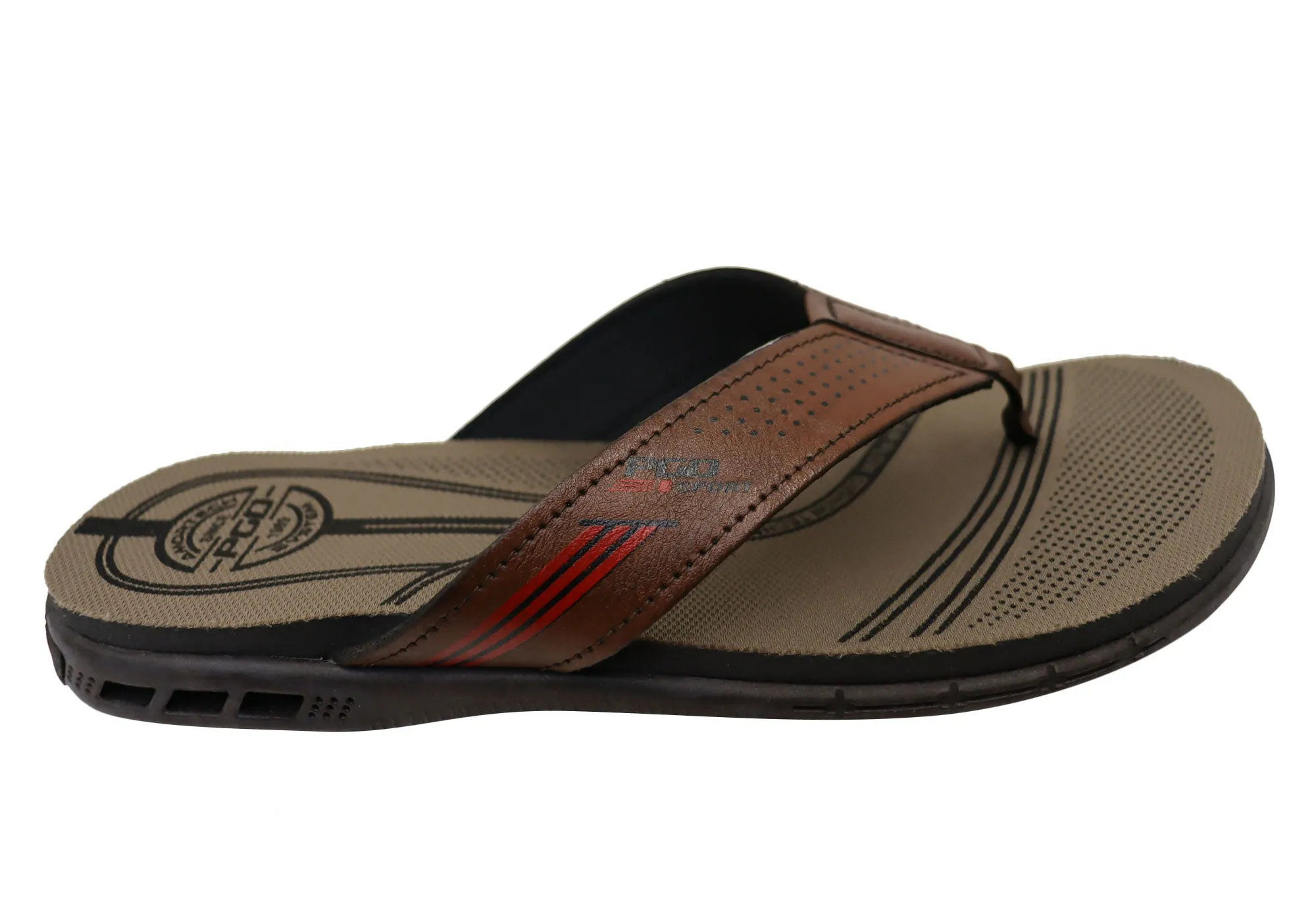 Pegada Dakar Mens Comfortable Thongs Sandals Made In Brazil Pegada Shoes