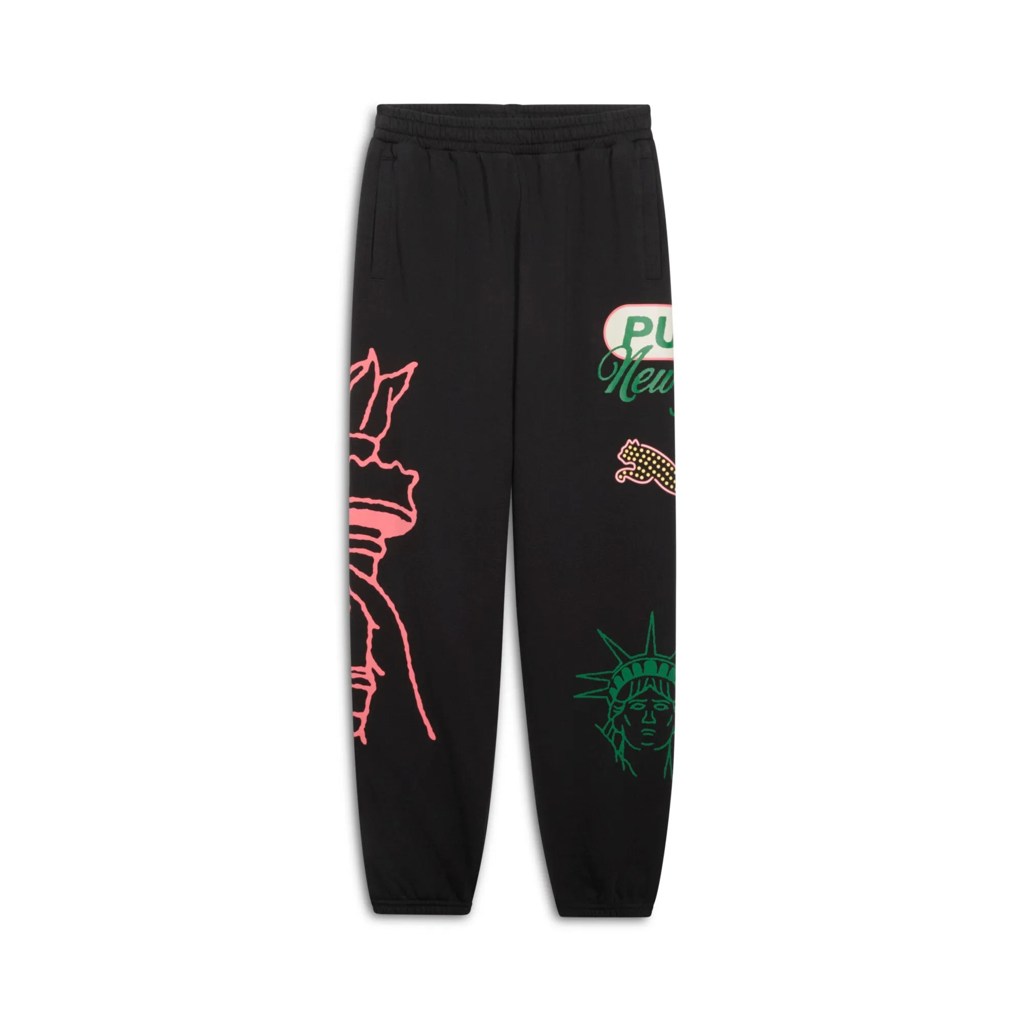 PUMA Men's Wardrobe Essentials Bright Lights NYC Flagship Sweatpants