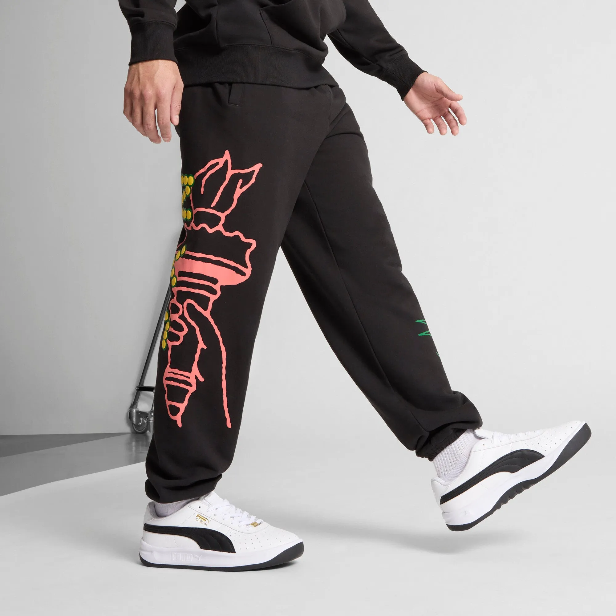 PUMA Men's Wardrobe Essentials Bright Lights NYC Flagship Sweatpants