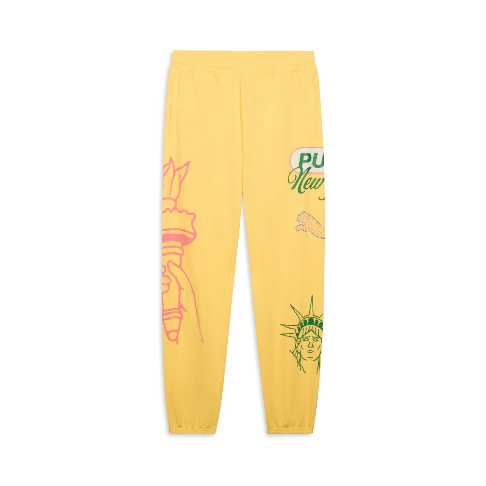 PUMA Men's Wardrobe Essentials Bright Lights NYC Flagship Sweatpants