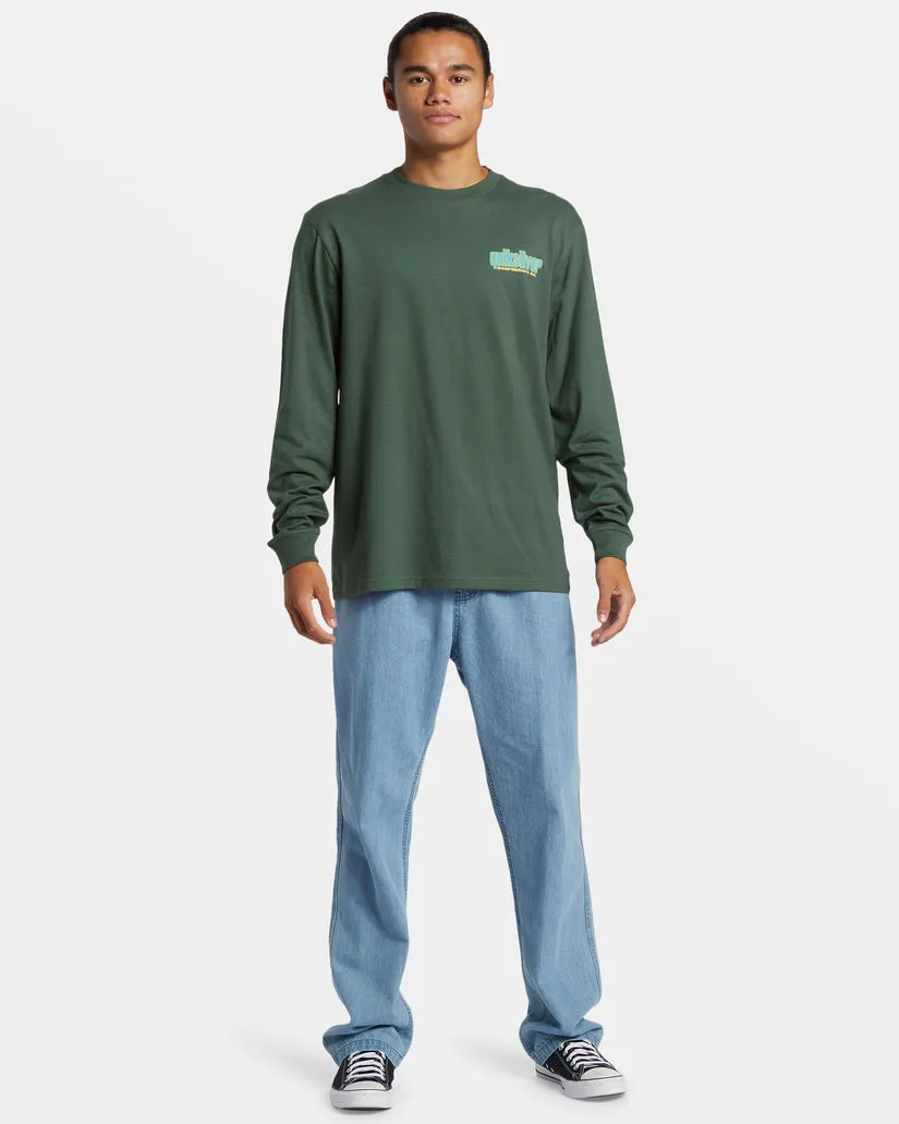 Quiksilver Three Tree L/S Tee-Forest