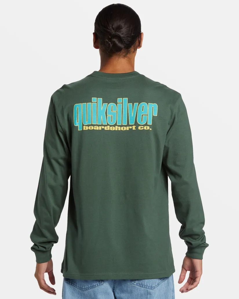Quiksilver Three Tree L/S Tee-Forest