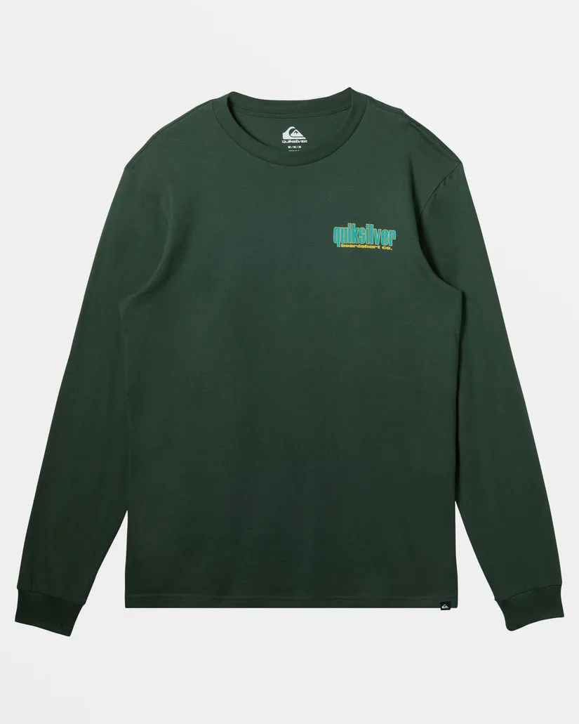 Quiksilver Three Tree L/S Tee-Forest
