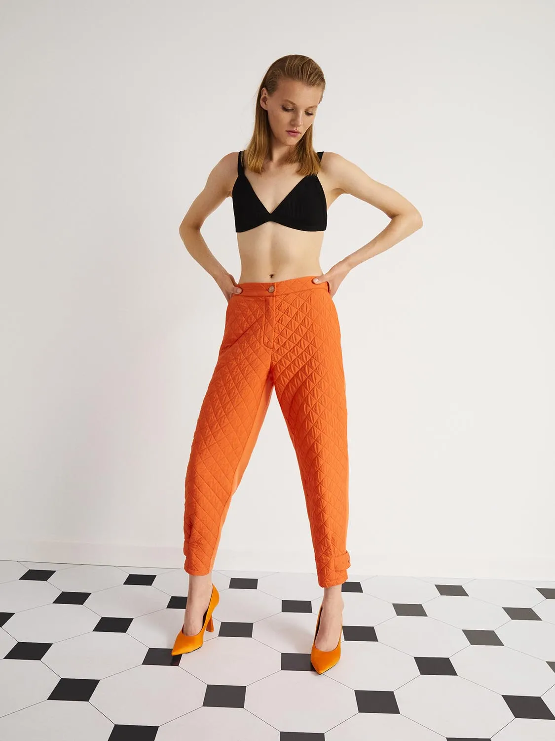 Quilted Joggers