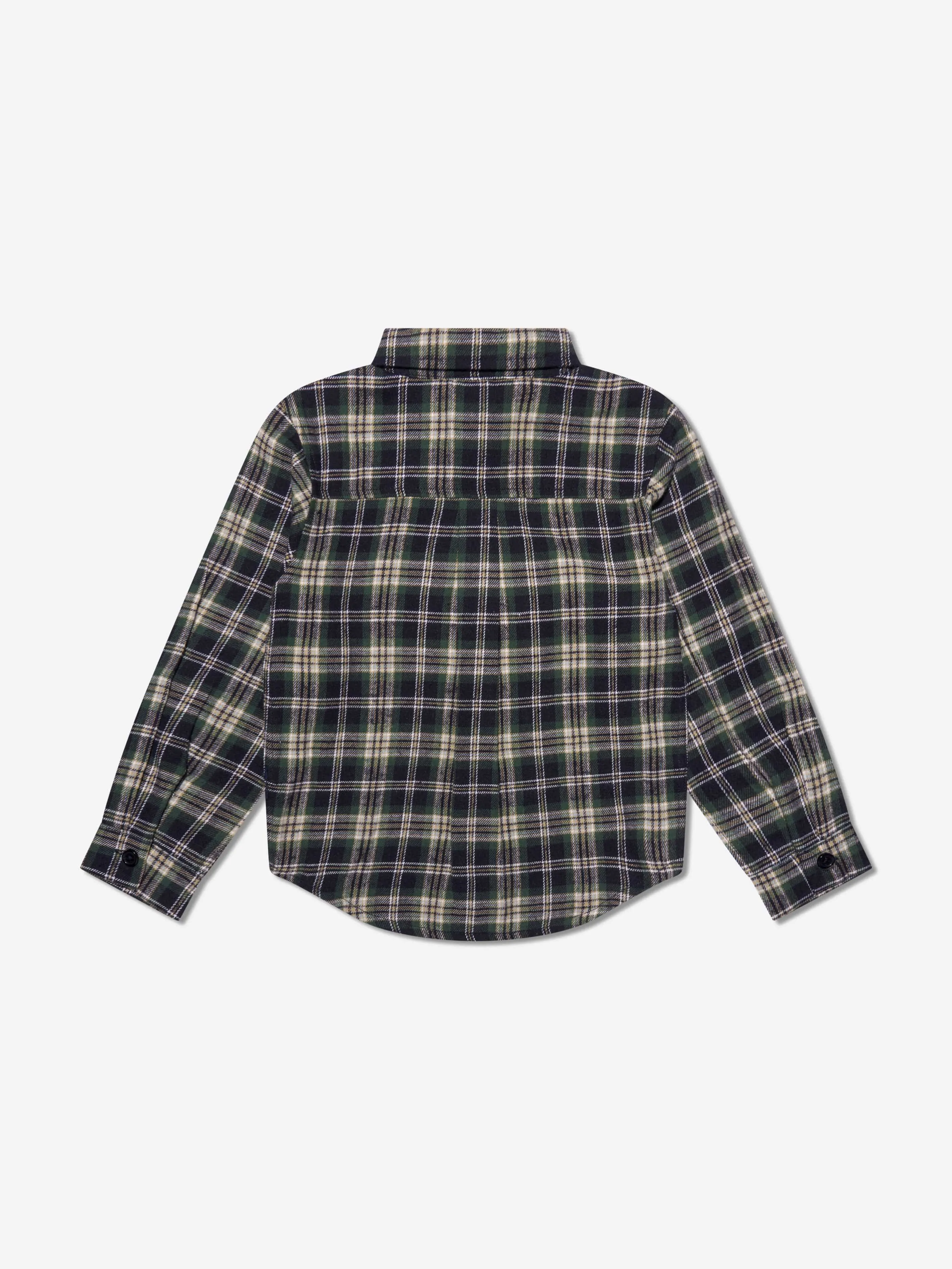 Rachel Riley Boys Check Shirt in Navy