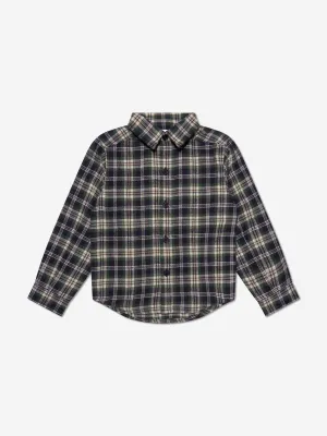 Rachel Riley Boys Check Shirt in Navy