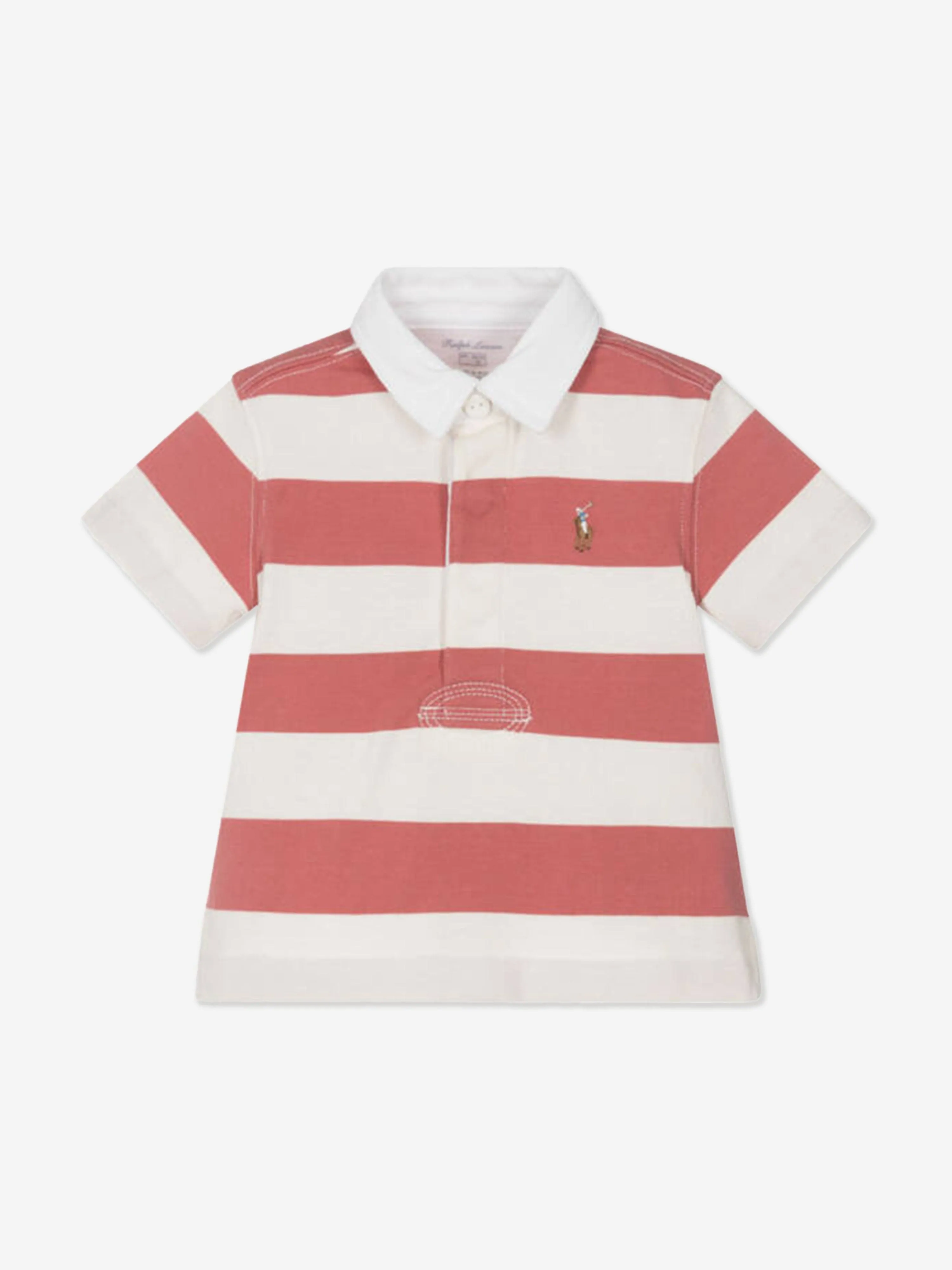 Ralph Lauren Baby Boys Rugby Top and Shorts Set in Multicolour