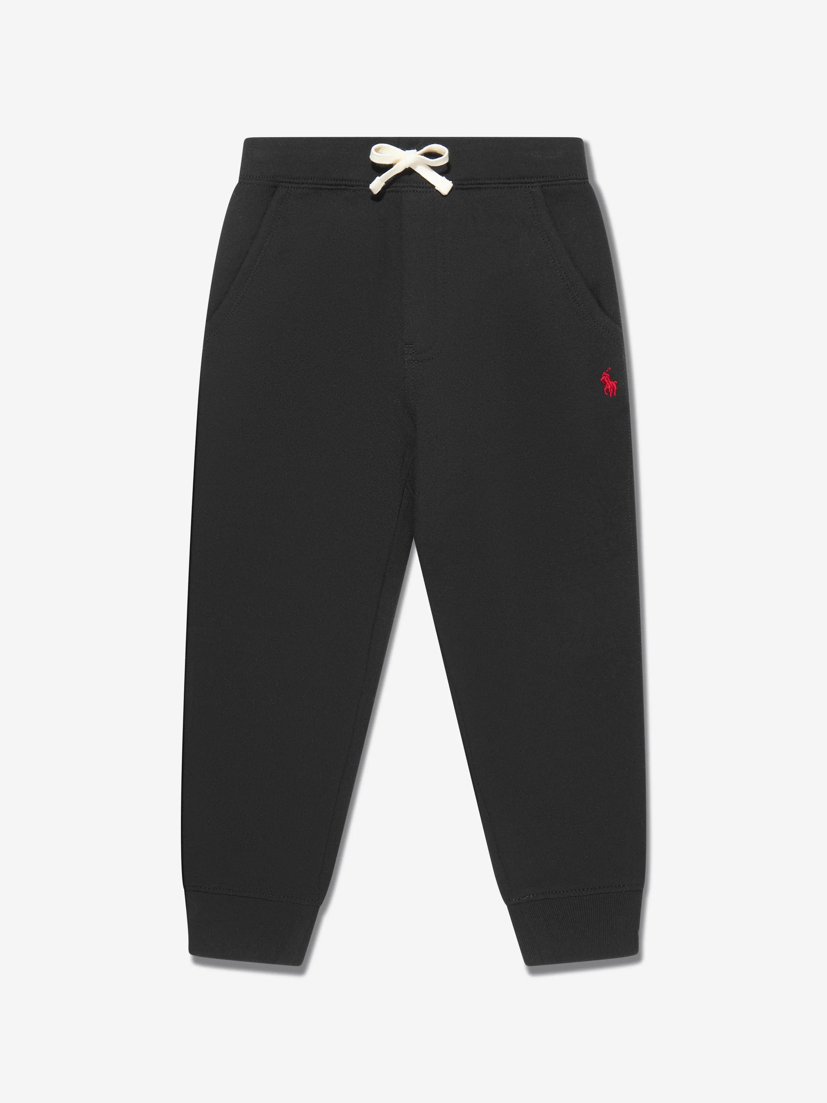Ralph Lauren Boys Logo Joggers in Black
