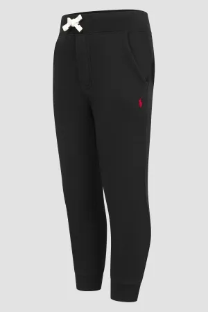 Ralph Lauren Boys Logo Joggers in Black