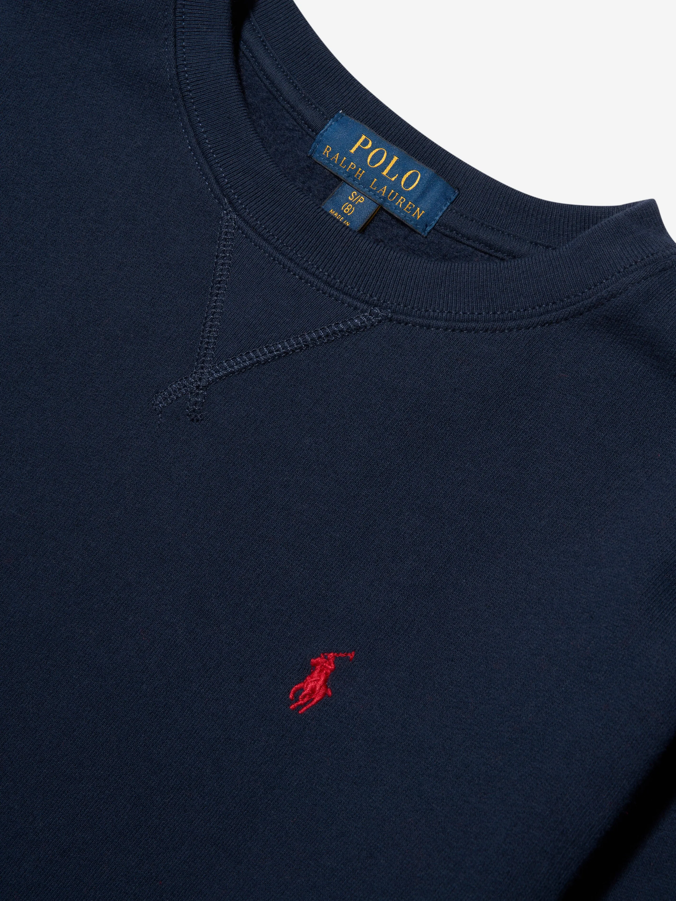 Ralph Lauren Boys Logo Sweatshirt in Navy
