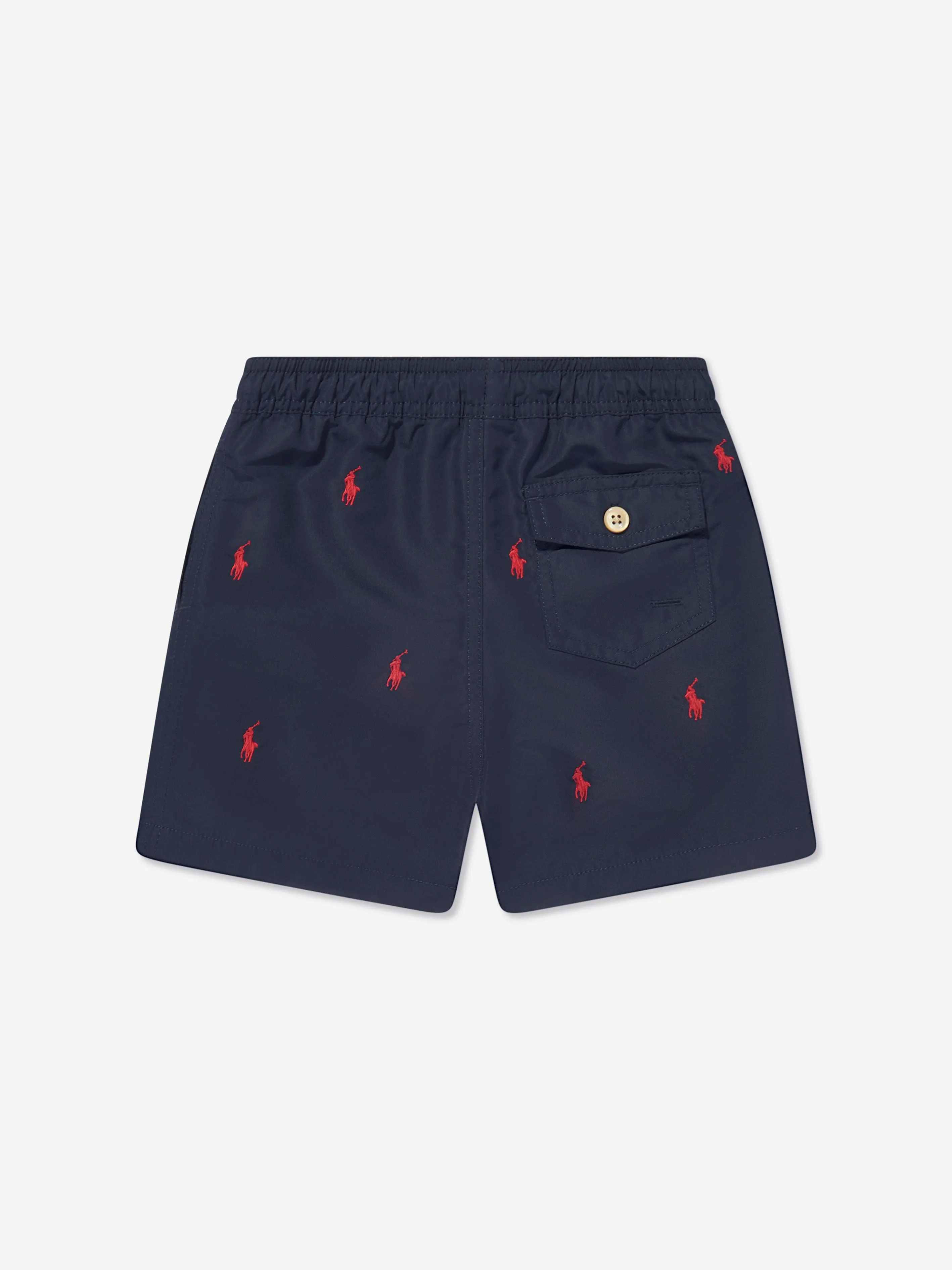 Ralph Lauren Boys Logo Swim Shorts in Navy
