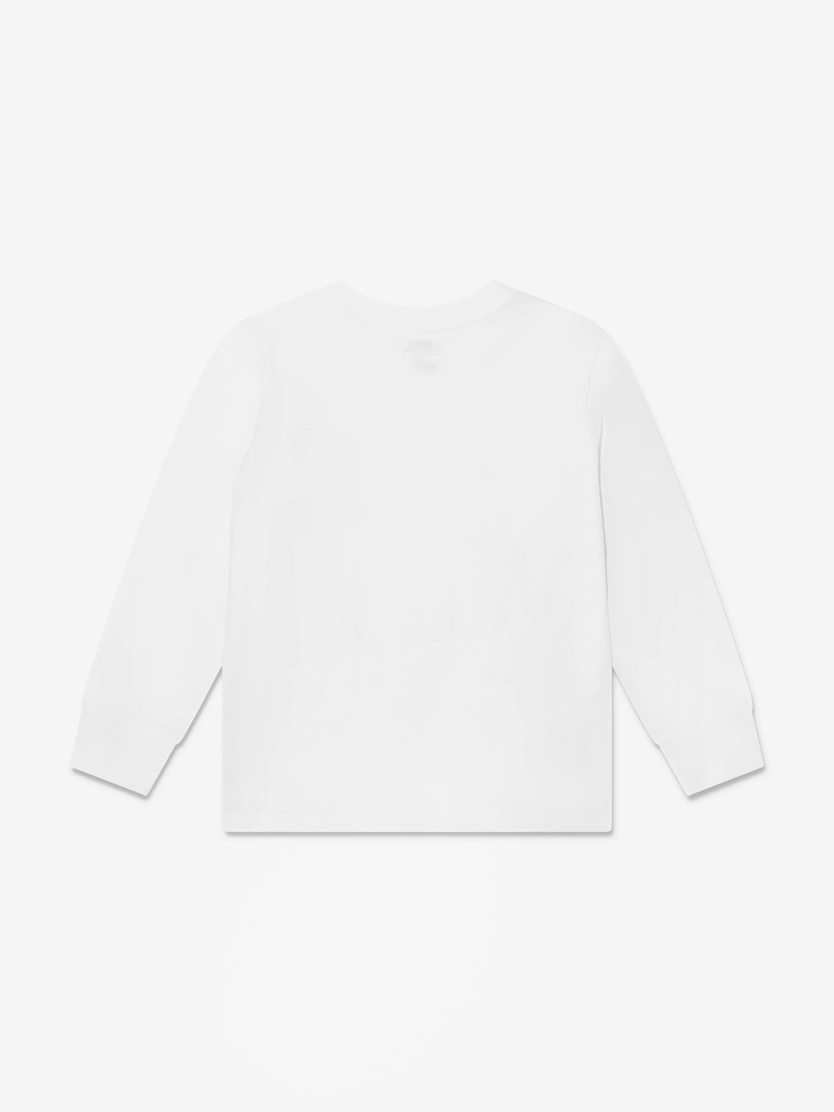 Ralph Lauren Boys Long Sleeve T-Shirt in White