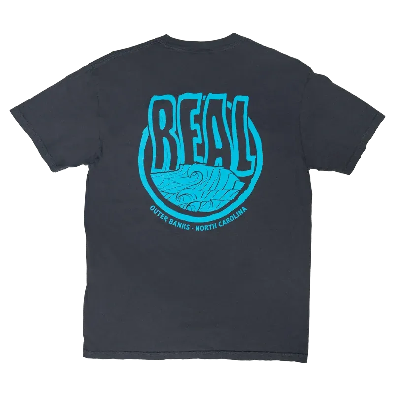 REAL New Wave Tee-Graphite