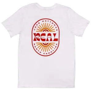 REAL Sun Ray Tee-White