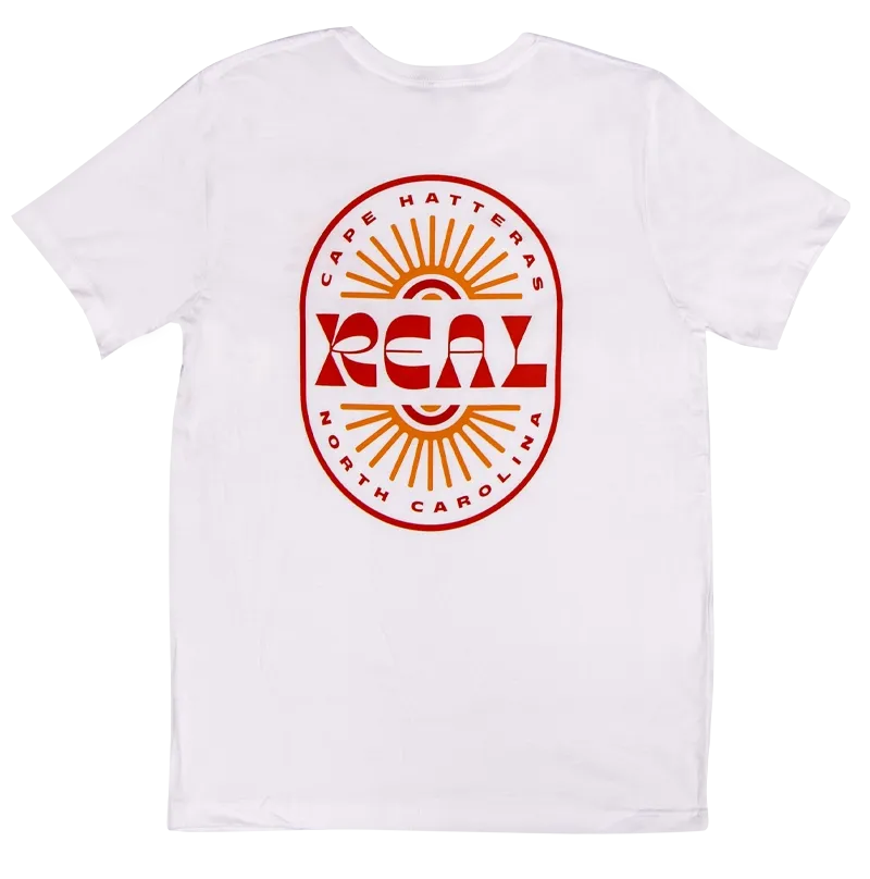 REAL Sun Ray Tee-White