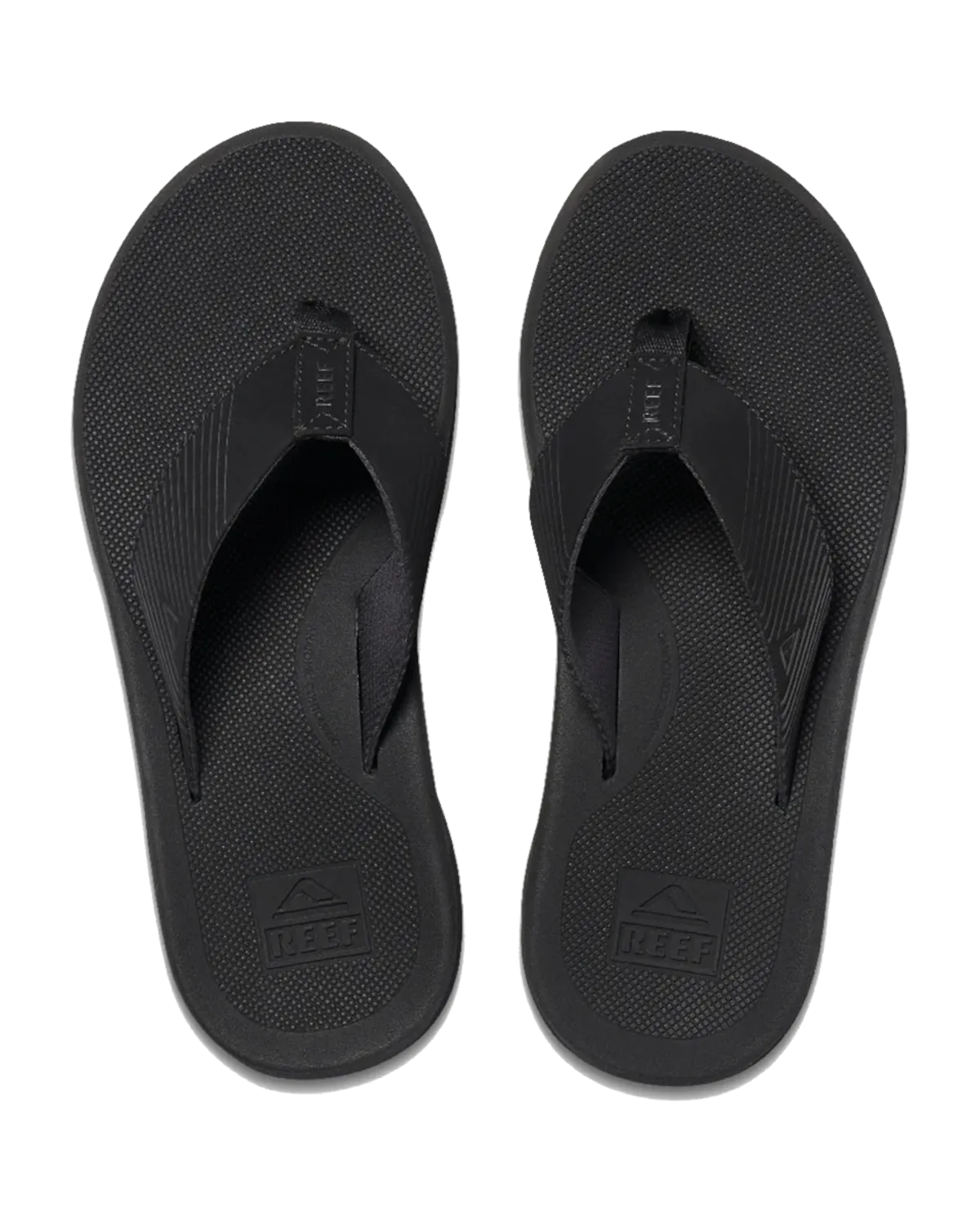 Reef Shoes Phantom II Flip Flops in Black & Black