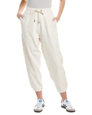 Reiss Maja Woven Mix Sweat Jogger