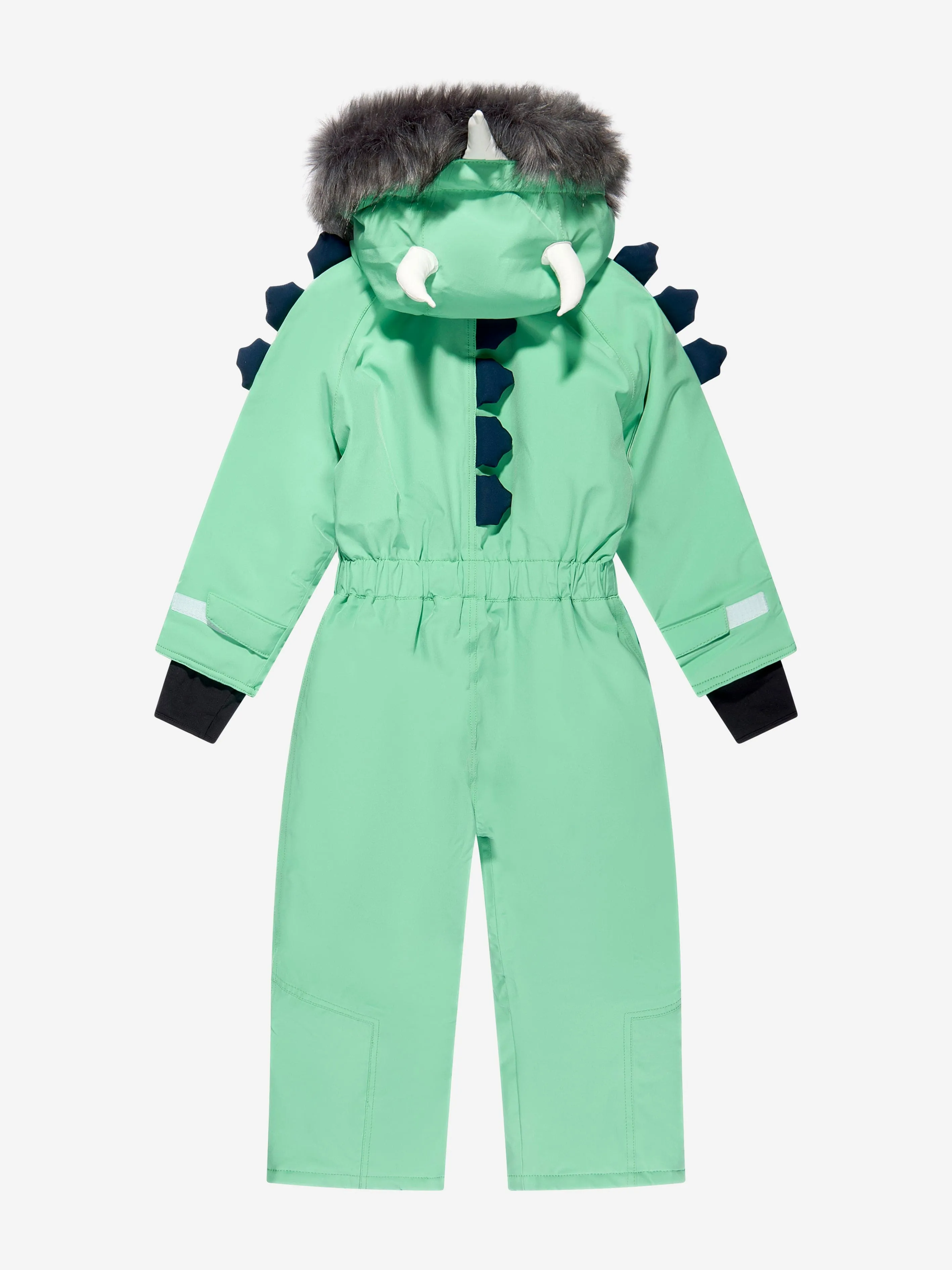 Roarsome Boys Spike The Dinosaur Snowsuit in Green