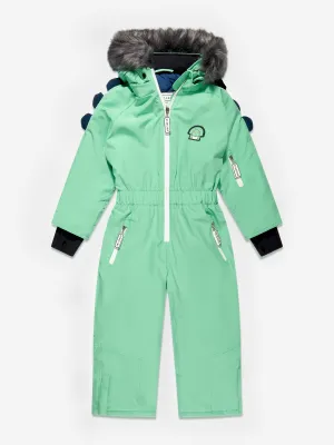 Roarsome Boys Spike The Dinosaur Snowsuit in Green