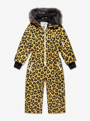 Roarsome Kids Dash The Leopard Ski Suit in Yellow